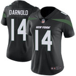 Jets #14 Sam Darnold Black Alternate Women's Stitched Football Vapor Untouchable Limited Jersey Nfl- Women's