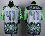 Nike Seattle Seahawks #41 Byron Maxwell 2015 Noble Fashion Elite Jersey Nfl