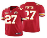 Men's Kansas City Chiefs #27 Rashad Fenton Red 2021 Super Bowl Lv Limited Stitched Nfl Jersey Nfl