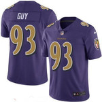Men's Baltimore Ravens #93 Lawrence Guy Purple 2016 Color Rush Stitched Nfl Nike Limited Jersey Nfl