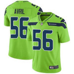Nike Seattle Seahawks #56 Cliff Avril Green Men's Stitched Nfl Limited Rush Jersey Nfl