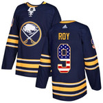Adidas Sabres #9 Derek Roy Navy Blue Home Usa Flag Stitched Nhl Jersey Nhl