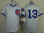 Chicago Cubs #13 Starlin Castro 1988 White Pullover Jersey Mlb