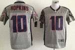 Nike Houston Texans #10 Deandre Hopkins Gray Shadow Elite Jersey Nfl
