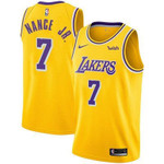 Nike Los Angeles Lakers #7 Larry Nance Jr. Gold Nba Swingman Icon Edition Jersey Nba