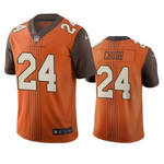 Cleveland Browns #24 Nick Chubb Brown Vapor Limited City Edition Nfl Jersey Nfl