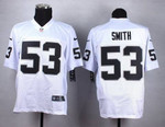Nike Oakland Raiders #53 Malcolm Smith White Elite Jersey Nfl
