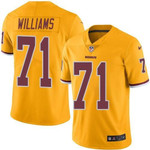 Nike Redskins #71 Trent Williams Gold Men's Stitched Nfl Limited Rush Jersey Nfl