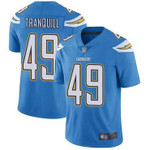 Chargers #49 Drue Tranquill Electric Blue Alternate Men's Stitched Football Vapor Untouchable Limited Jersey Nfl