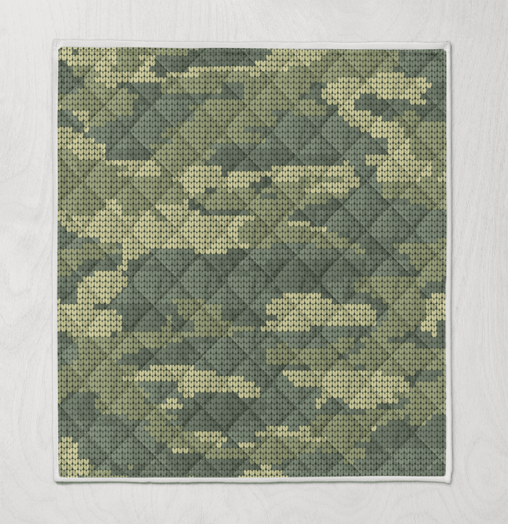 Camo Quilt Cover Sets Made Of High-Grade Polyester And Cotton