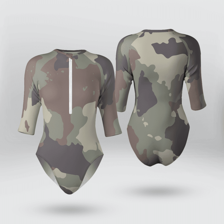 Camo Swimming Suits For Women Soft Stretchy Fabric