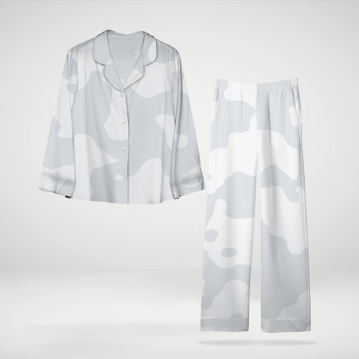Compelling Camouflage Ladies Long Sleeve Cotton Pyjamas Stylish And Comfortable