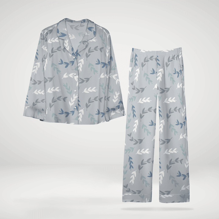 Beautiful Camo Long Short Pajama Set Stretchy And Lightweight