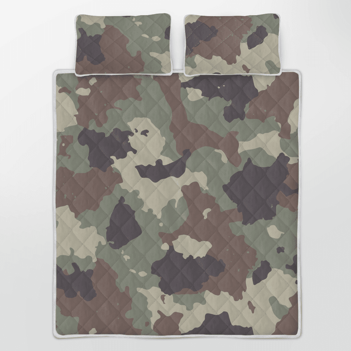 Military Style Bedroom Quilt Sets Made Of High-Grade Polyester And Cotton