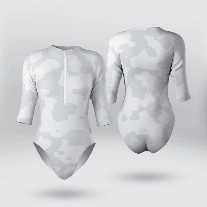 Compelling Camouflage Custom Bathing Suit For Swimming Surfing