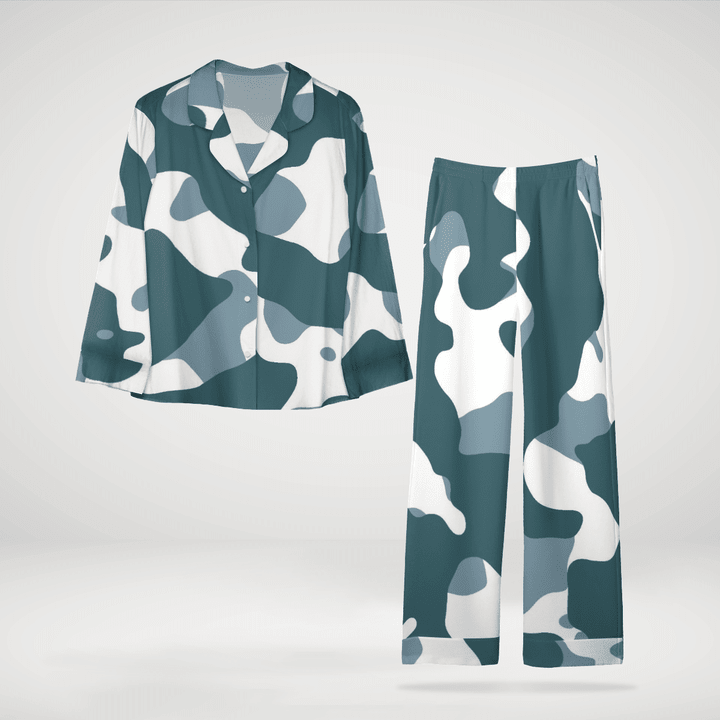 Camouflage Long Sleeve Disney Pajamas Stylish And Comfortable