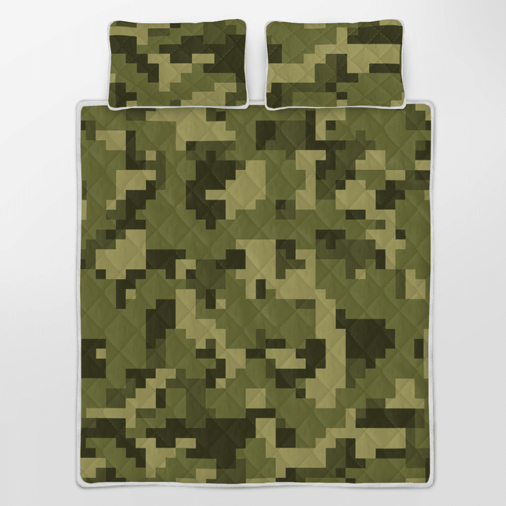 Military Style Quality Quilt Bedding Sets Soft And Lightweight