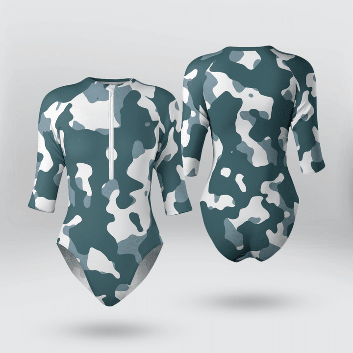 Camouflage Classy Swimsuits For Swimming Surfing