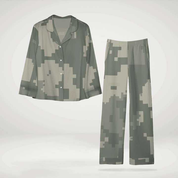 Camouflage Full Sleeve Nightwear Soft And Cozy