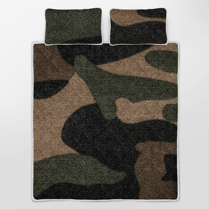 Formidable Military Style Quilt Bedding Set Soft And Lightweight