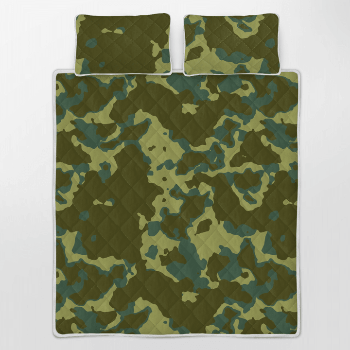 Fine Camo Quilt Sets On Sale Made Of High-Grade Polyester And Cotton