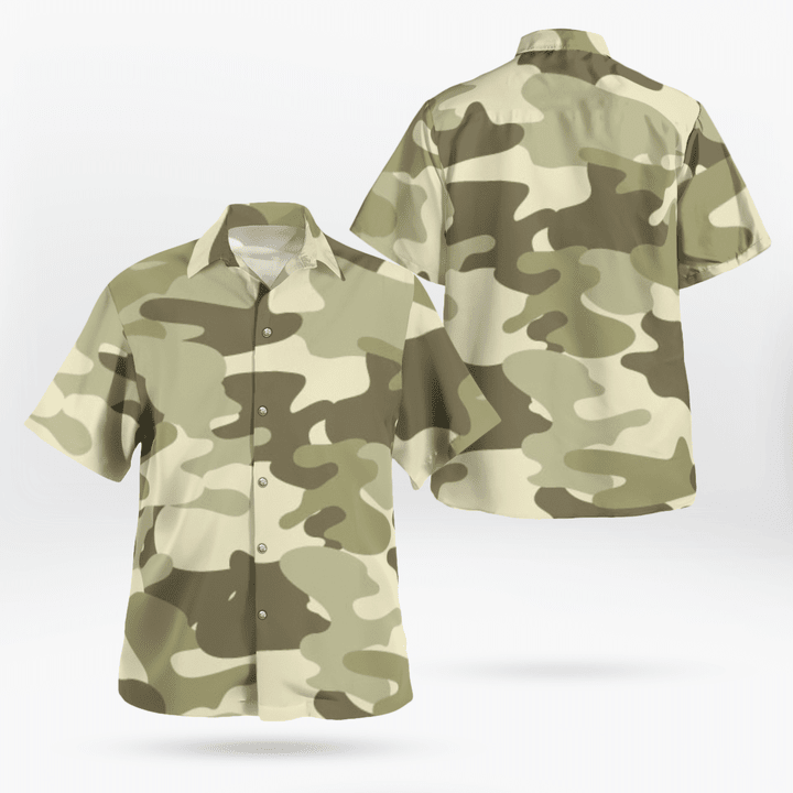 Camouflage Mens Funny Hawaiian Shirts Fun And Comfortable