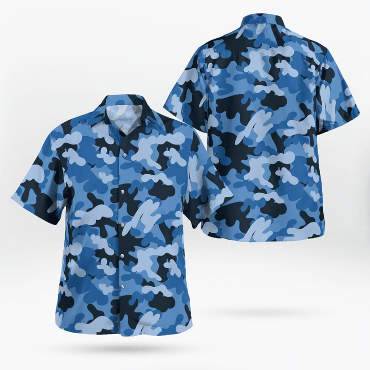 Impressive Army Style Hawaiian Shirt Print Comfort And Mobility