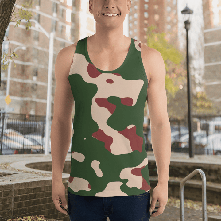 Military Style Sleeveless Muscle Shirt Fun And Comfortable