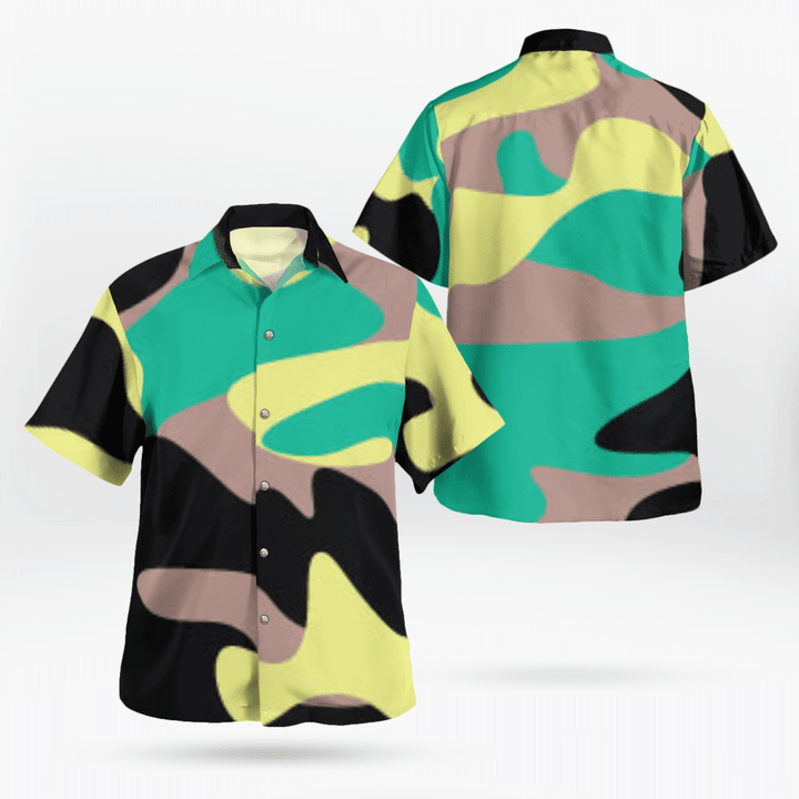 Cunning Camouflage Hawaiian Mens Shirts Comfort And Mobility