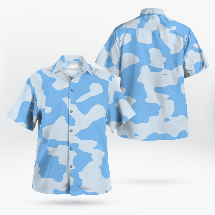 Camouflage Colorful Hawaiian Shirts Lightweight Ultra-Comfy Fabric