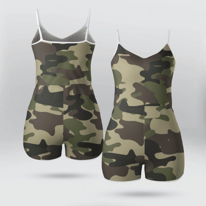 Camouflage Jumpsuits For Short Women Easy Mix & Match