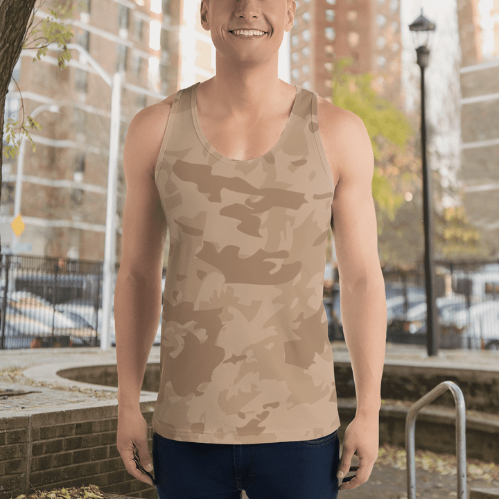 Awesome Camouflage Sleeveless Tops Lightweight Ultra-Comfy Fabric