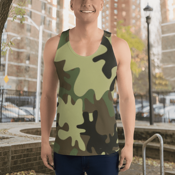 Exclusive Camouflage Gym Tanks Lightweight Ultra-Comfy Fabric