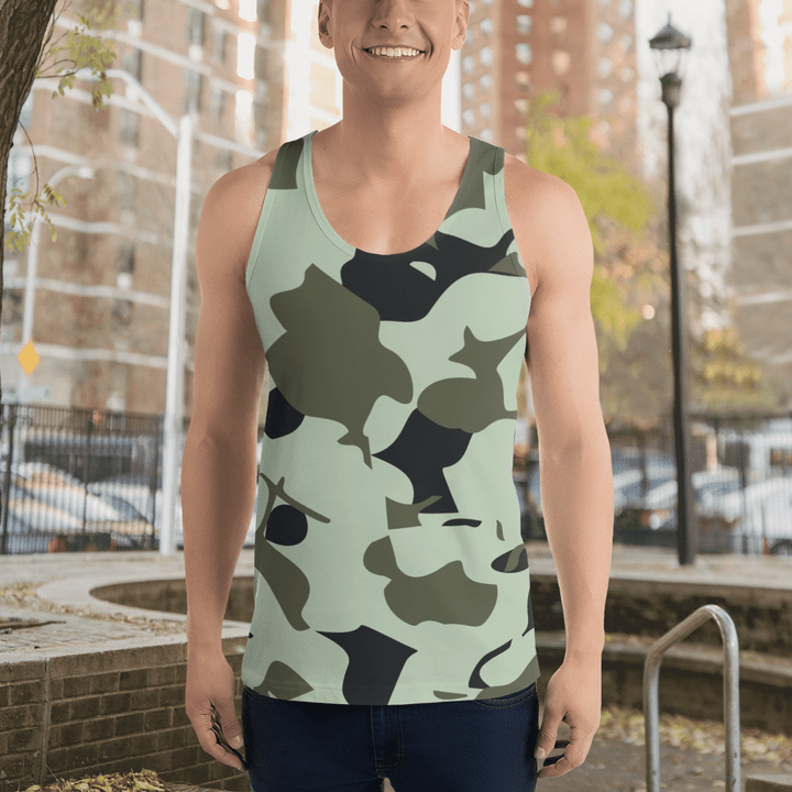 Camouflage Mens Sleeveless Shirts Comfort And Mobility
