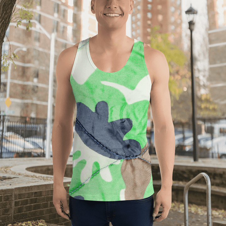 Exclusive Military Style Tank T Shirt Mens Premium Fabric
