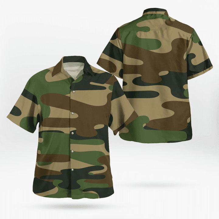 Military Style Hawaiian Shirts For Men Lightweight Ultra-Comfy Fabric