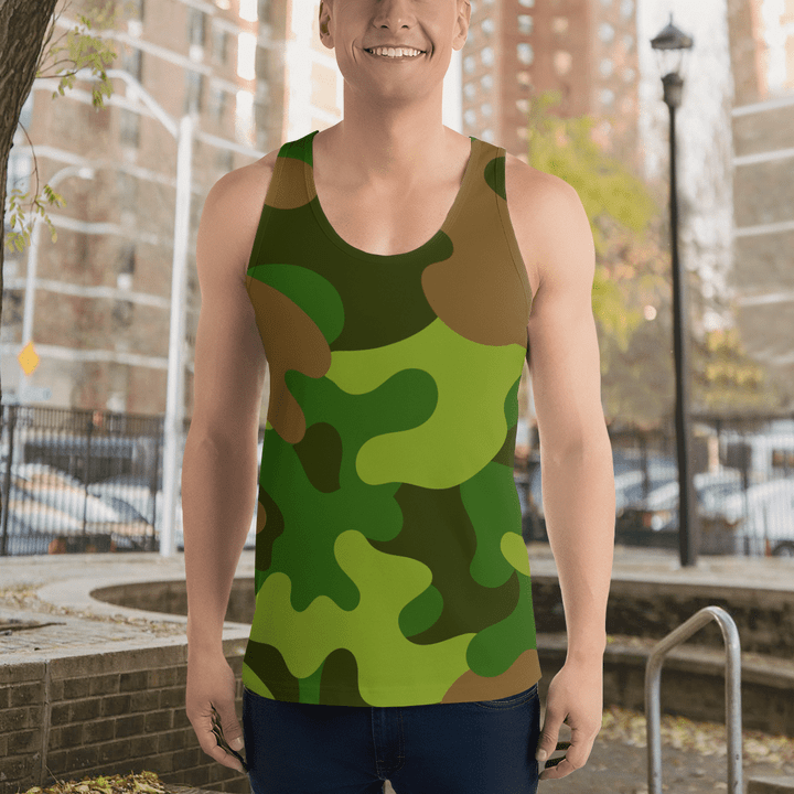 Camouflage Cool Tank Tops Fun And Comfortable