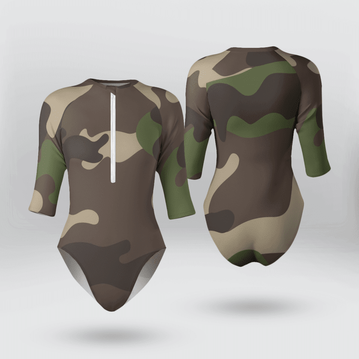 Camo Cheap Swimsuit Stylish And Charming