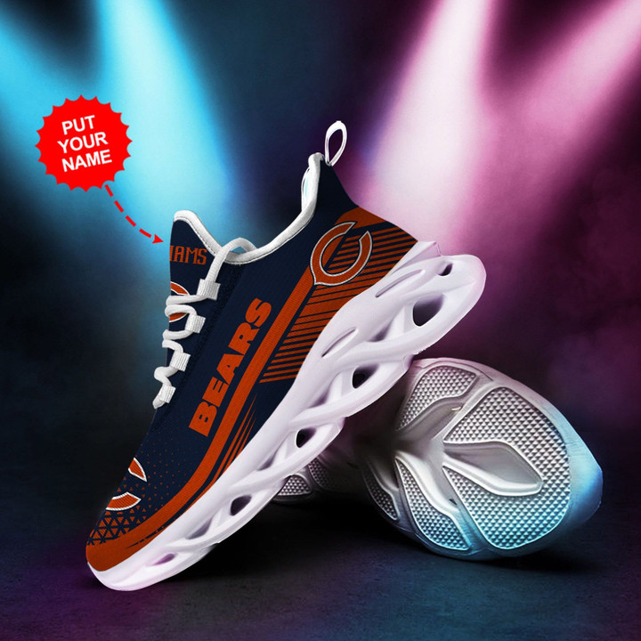 Chicago Bears Custom Personalized Max Soul Sneakers Running Sports Shoes For Men Women NFL