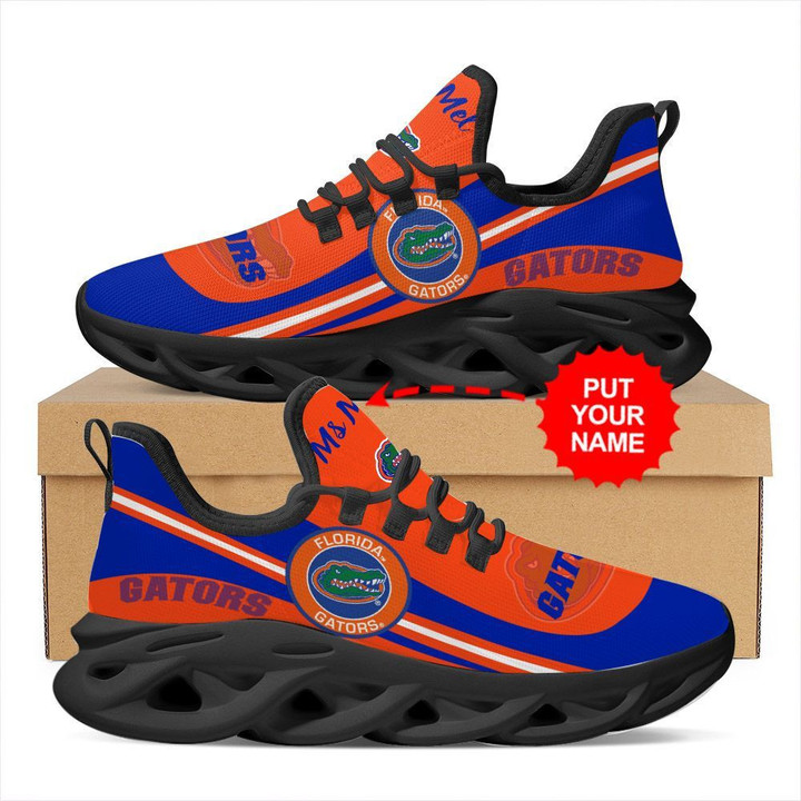 Florida Gators Custom Name Personalized Max Soul Sneakers Running Sports Shoes For Men Women