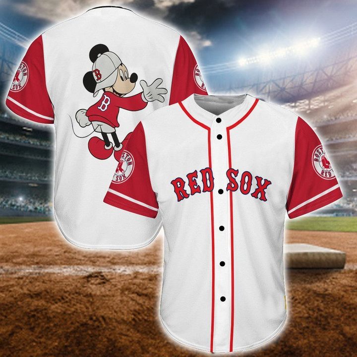 Mickey-Boston Red Sox 21 Baseball Jersey For Fans - Baseball Jersey Lf