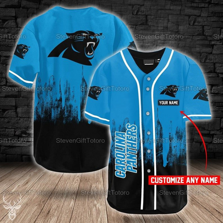 Carolina Panthers Baseball Shirt - Baseball Jersey Lf