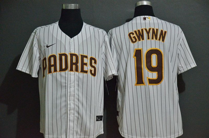Men's San Diego Padres #19 Tony Gwynn White Stitched Mlb Cool Base Nike Jersey Mlb
