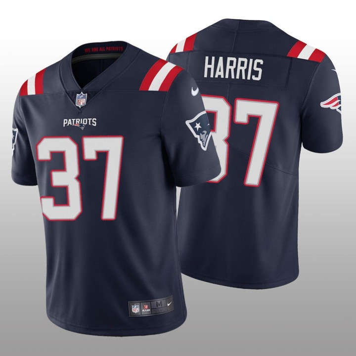 Men's New England Patriots #37 Damien Harris Navy 2020 Vapor Limited Jersey Nfl