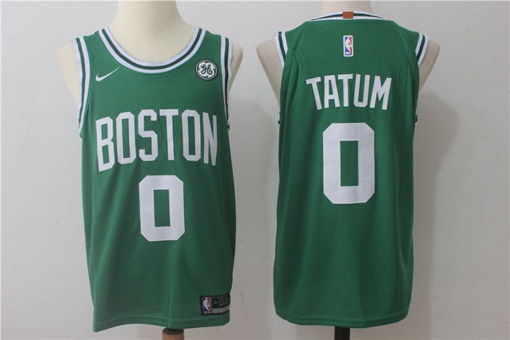 Men's Boston Celtics #0 Jayson Tatum Green 2017-2018 Nike Swingman Stitched Nba Jersey Nba