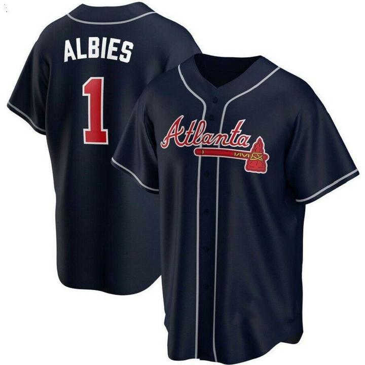 Ozzie Albies All Over Print Baseball Jersey For Fans - Baseball Jersey Lf