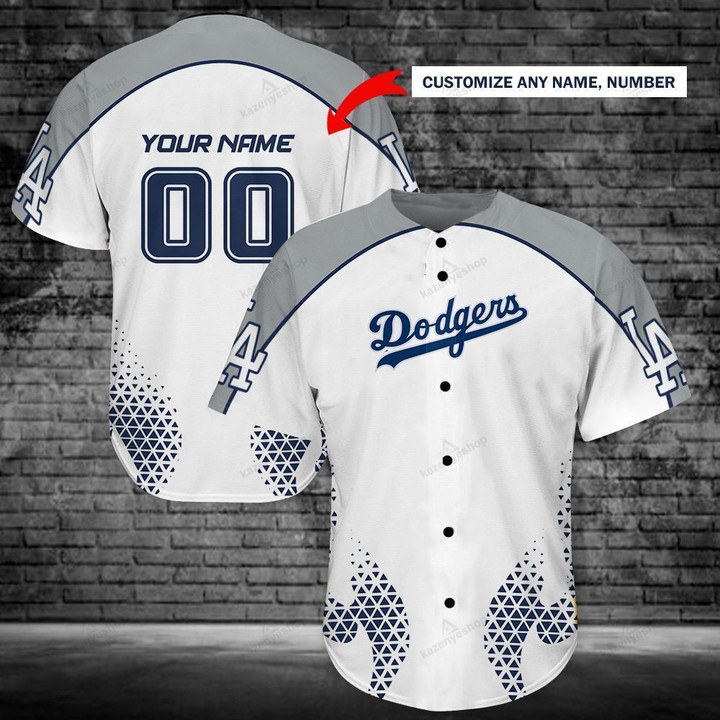 Personalize Baseball Jersey - Los Angeles Dodgers Personalized Baseball Jersey Shirt 142 - Baseball Jersey LF