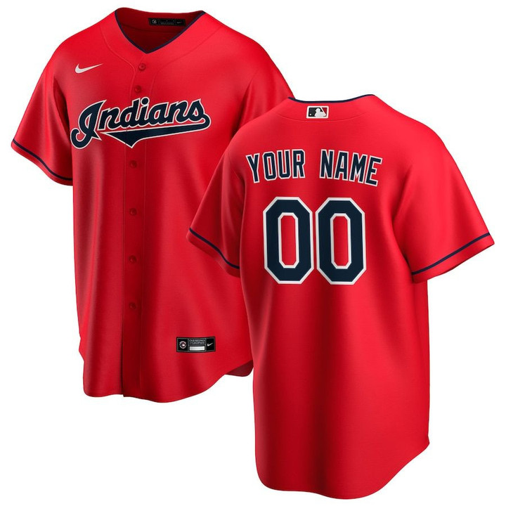 Personalize Baseball Jersey - Custom Name and Number Personalized Cleveland Indians Baseball Jersey For Fans - Baseball Jersey LF