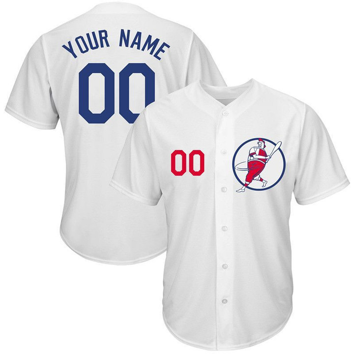 Personalize Jersey Dodgers White Men's Customized Cool Base New Design Jersey Mlb