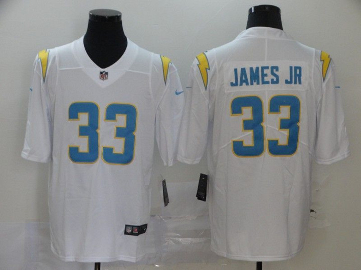 Men's Los Angeles Chargers #33 Derwin James Jr White 2020 New Vapor Untouchable Stitched Nfl Nike Limited Jersey Nfl
